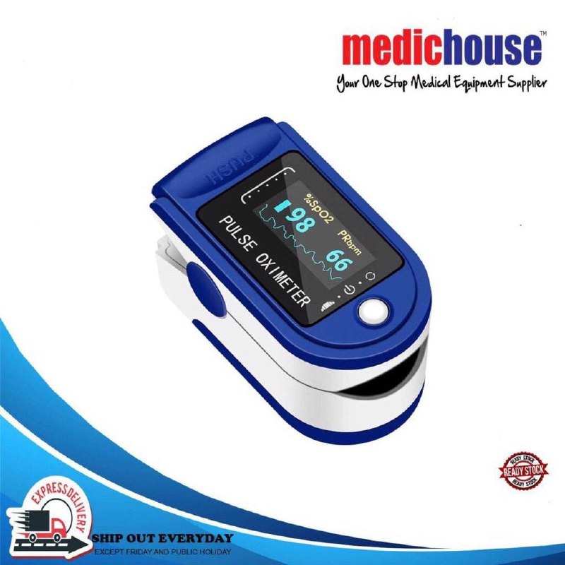 Fingertip Pulse Oximeter (SPO2 & Pulse Rate) - Medichouse